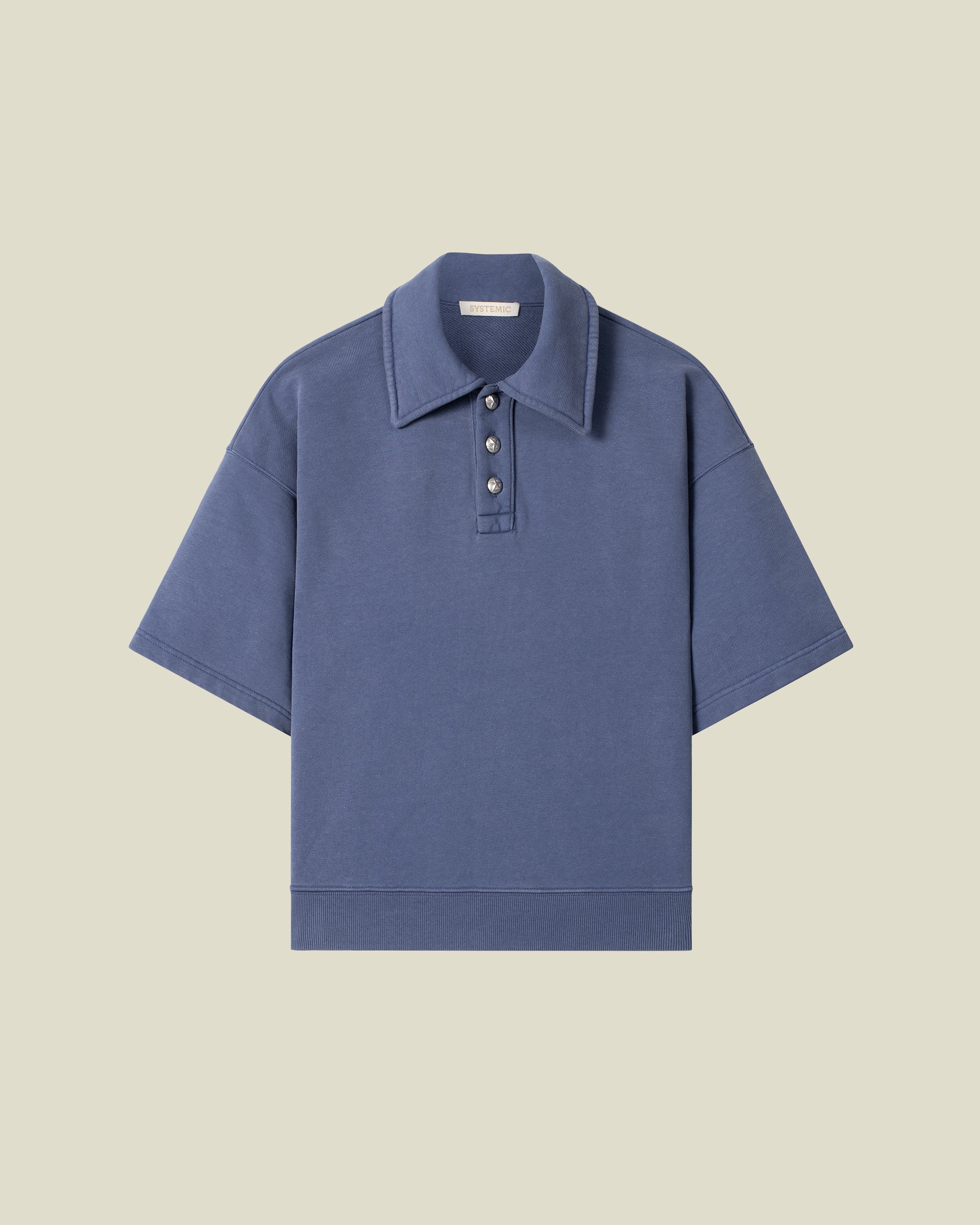 Polo Button Sweater Short | Systemic
