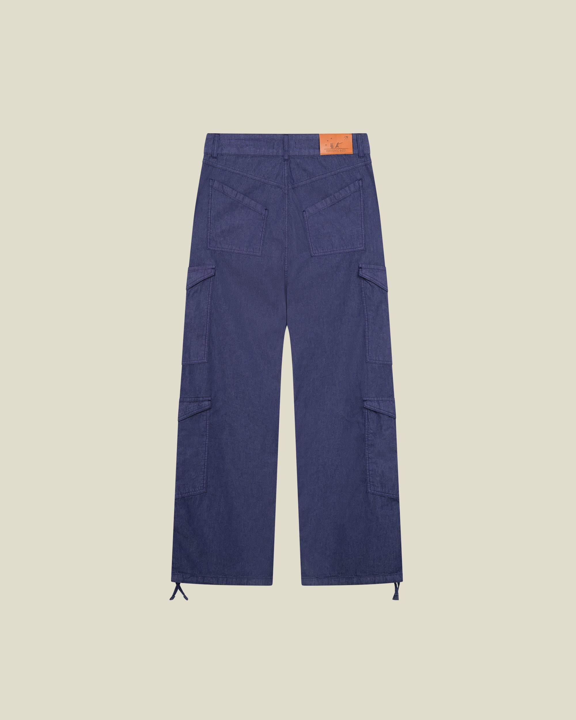 Indigo Pinstripe Cargo