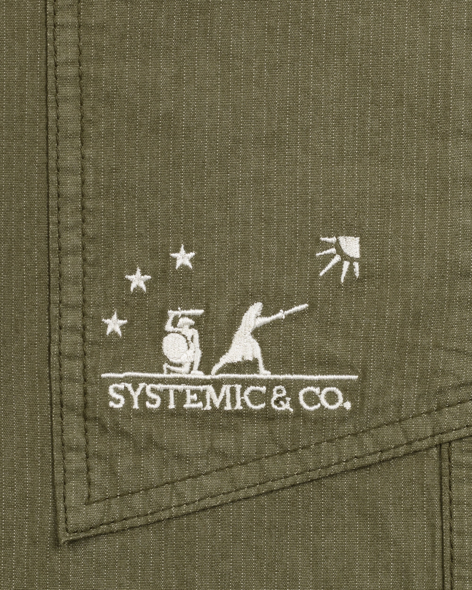 Olive Pinstripe Cargo