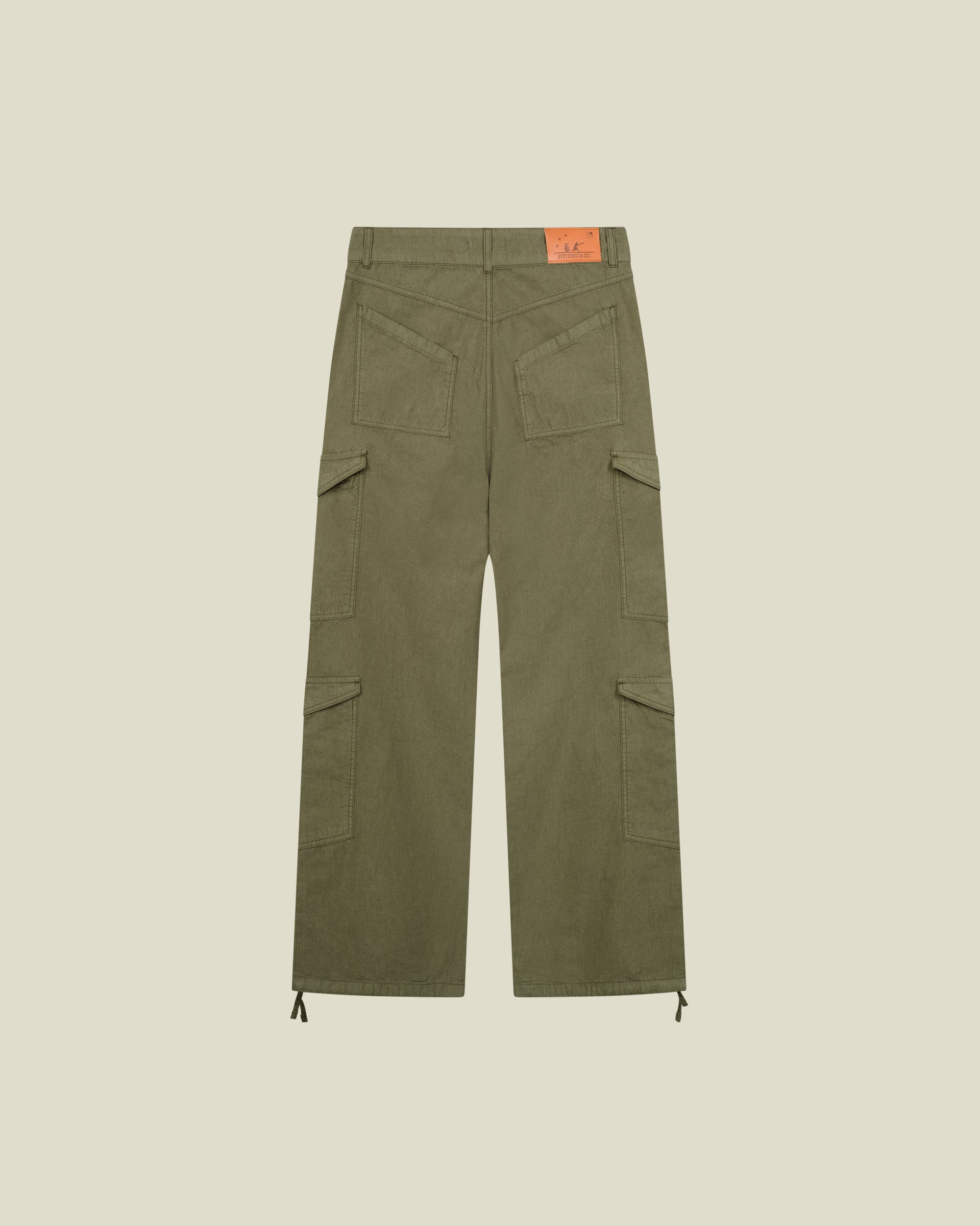 Olive Pinstripe Cargo