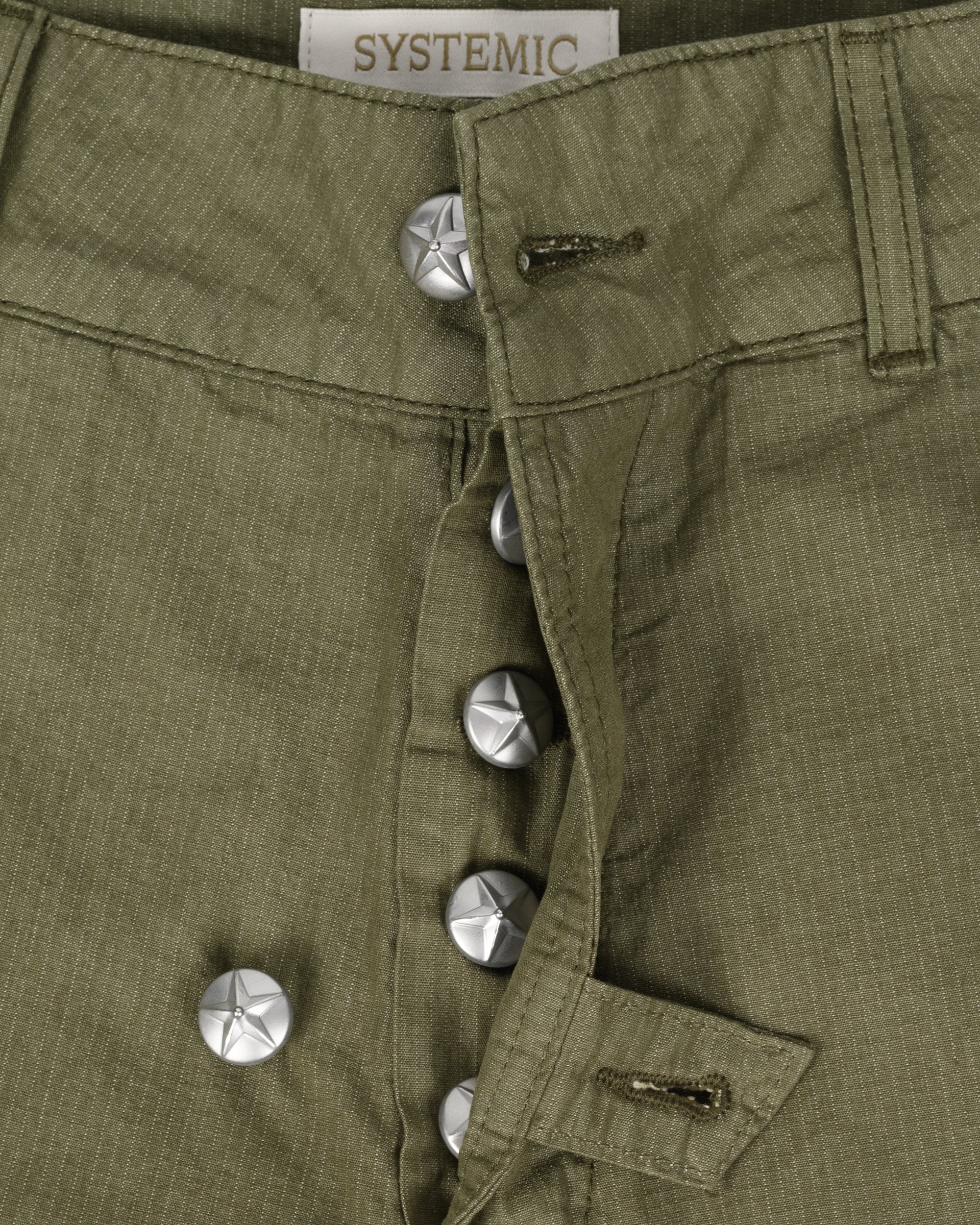 Olive Pinstripe Cargo