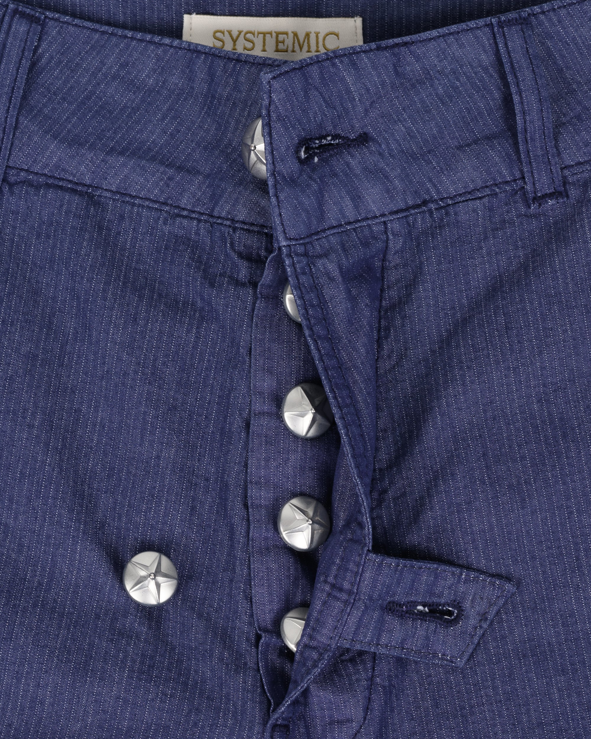 Indigo Pinstripe Cargo