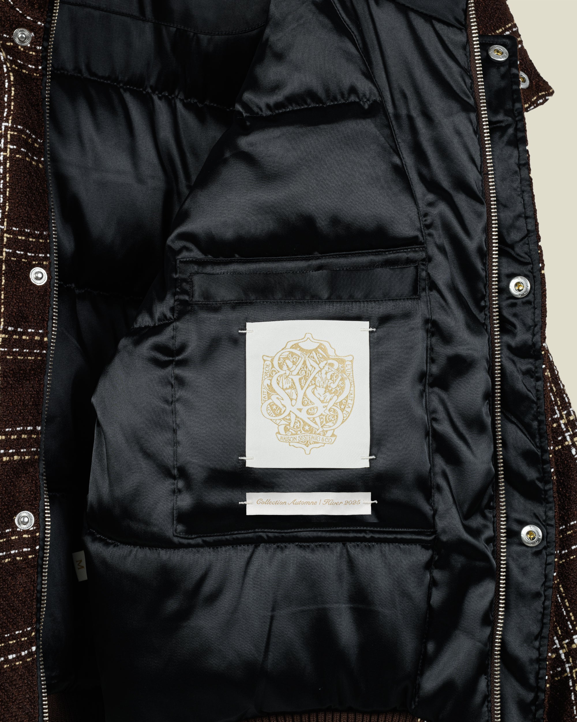 Amber Bouclé Puffer Jacket