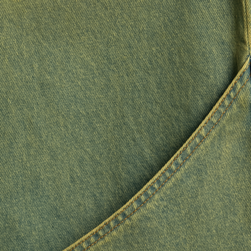 OLIVE DOUBLE BARREL JEANS