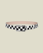 Check Ornament Frame Belt