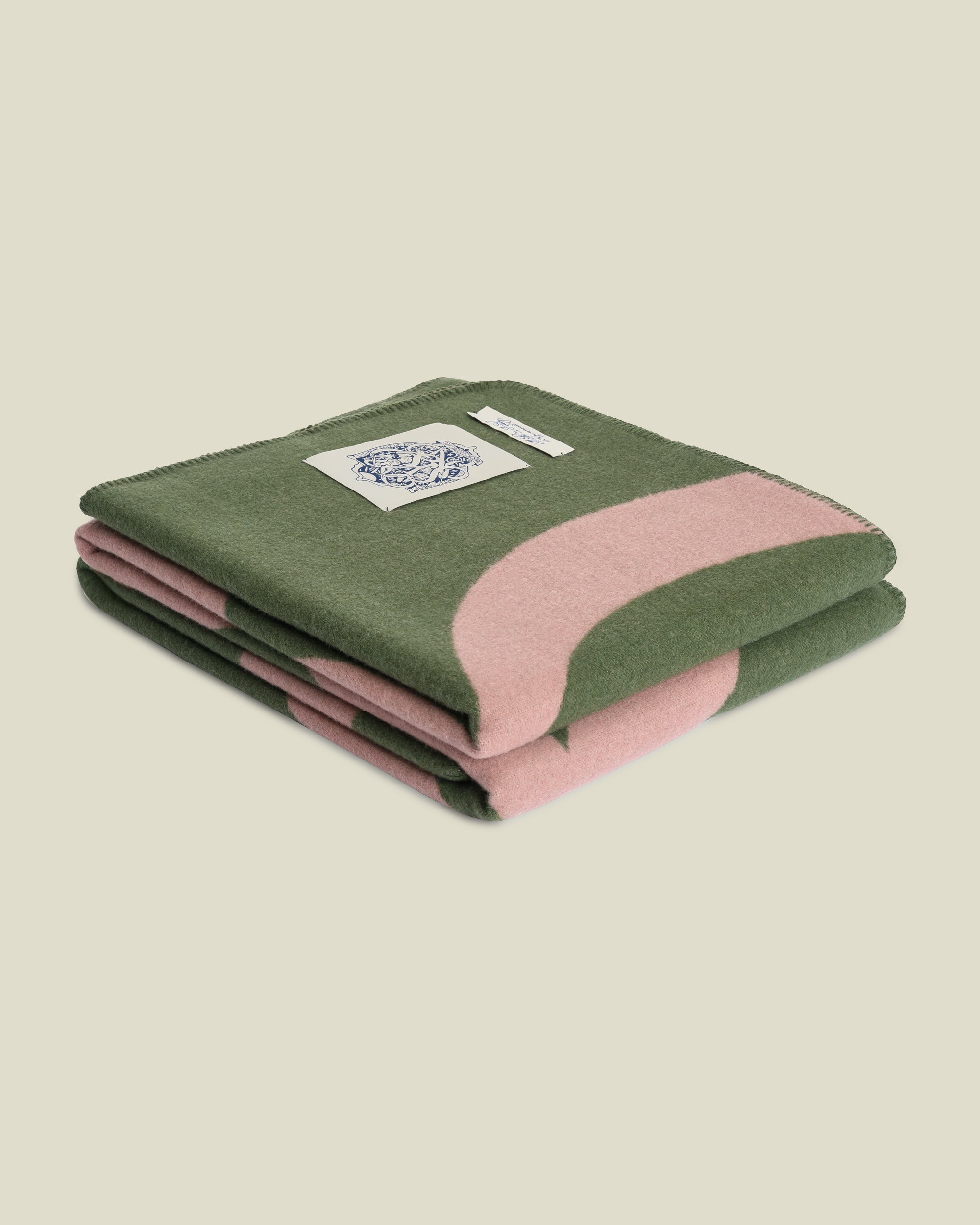 Green Maison Merino Wool Blanket