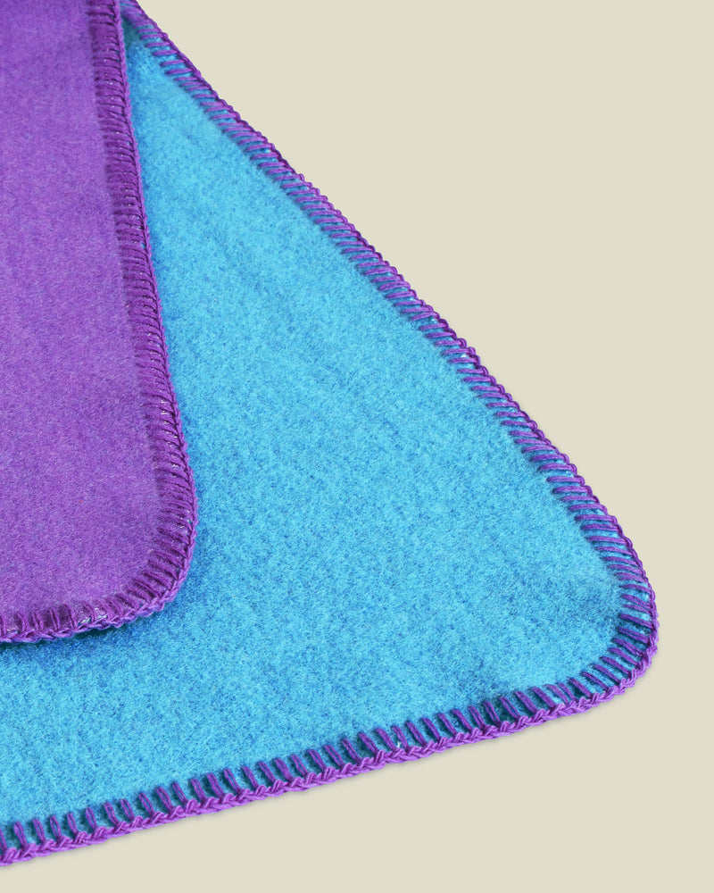 Purple Maison Merino Wool Blanket