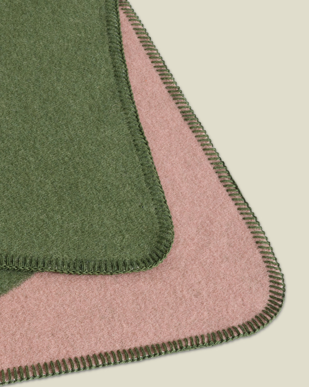 Green Maison Merino Wool Blanket
