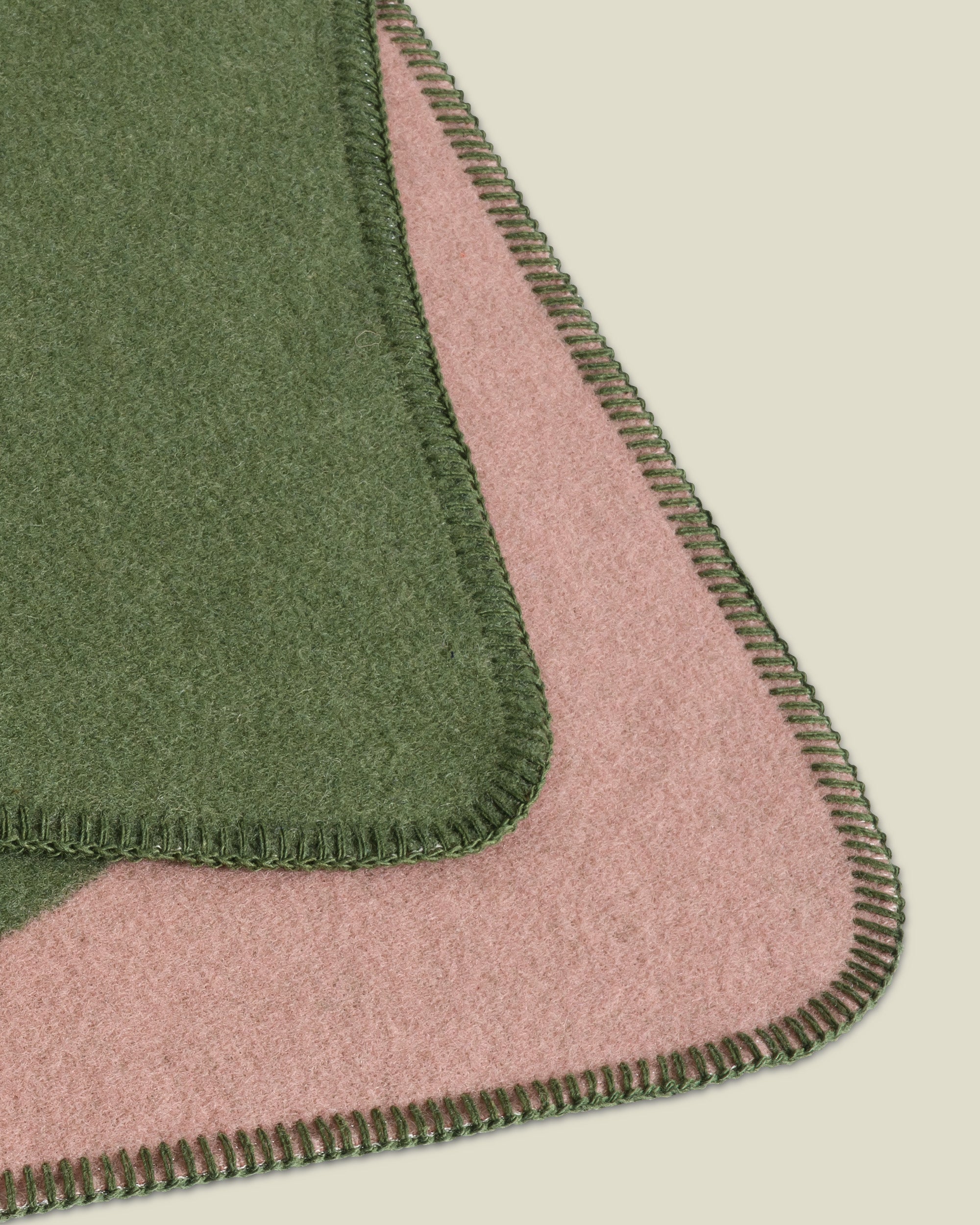 Green Maison Merino Wool Blanket