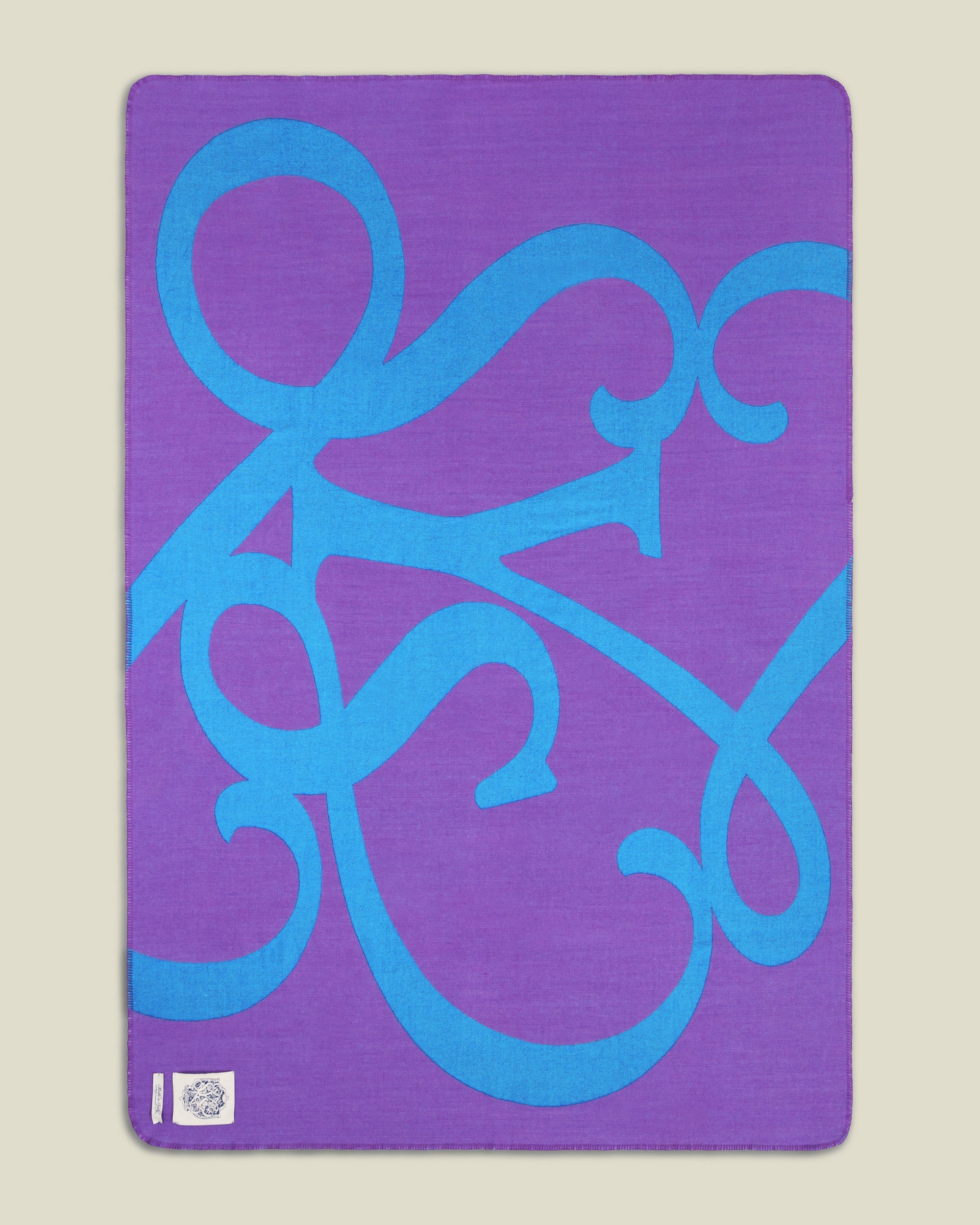 Purple Maison Merino Wool Blanket