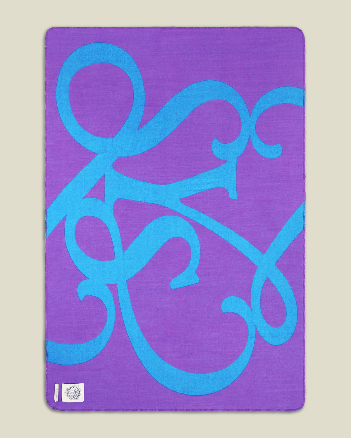 Purple Maison Merino Wool Blanket