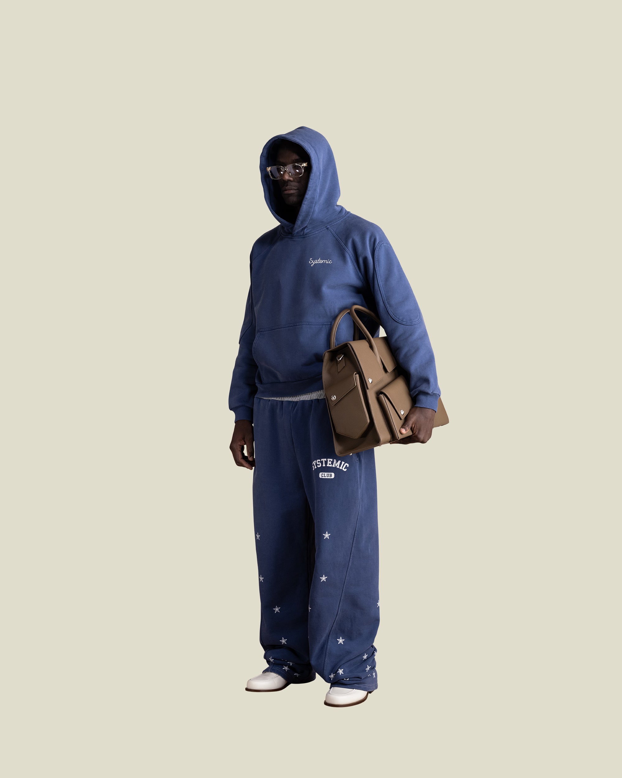 Chain Navy Hoodie | Systemic