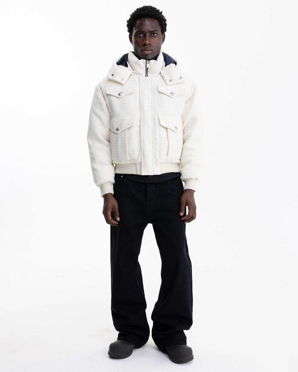 Vanille Bouclé Puffer