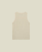 Beige Crest Waffle Tanktop
