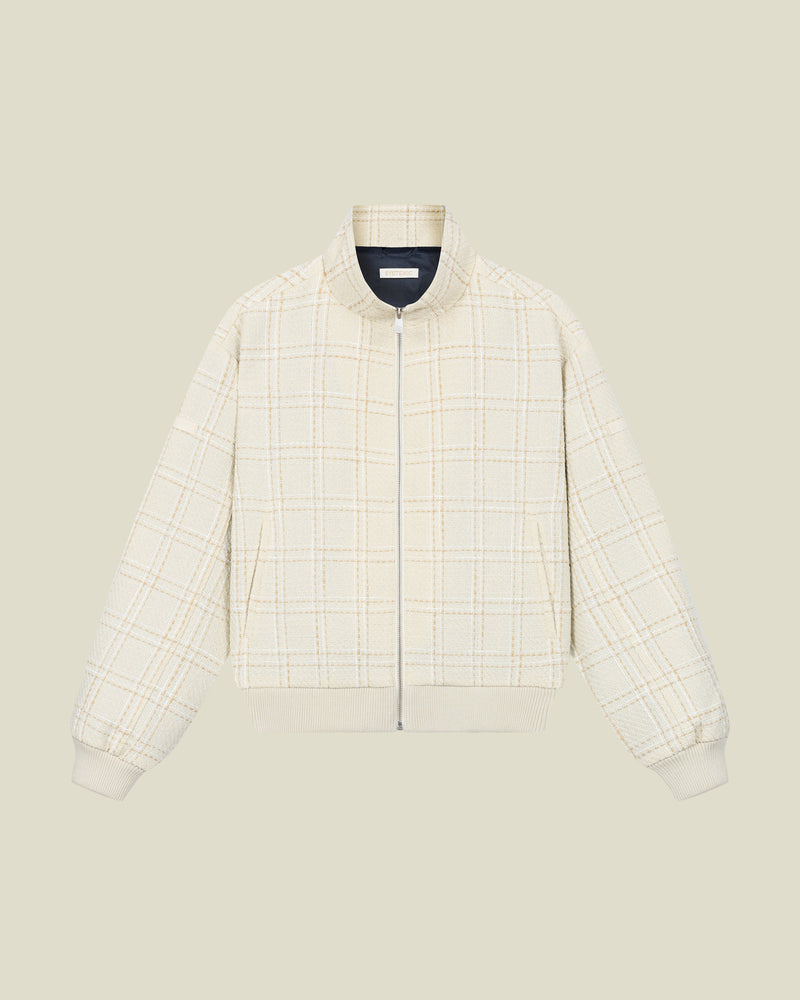 Beige Bouclé Jacket