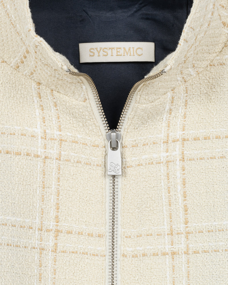 Beige Bouclé Jacket