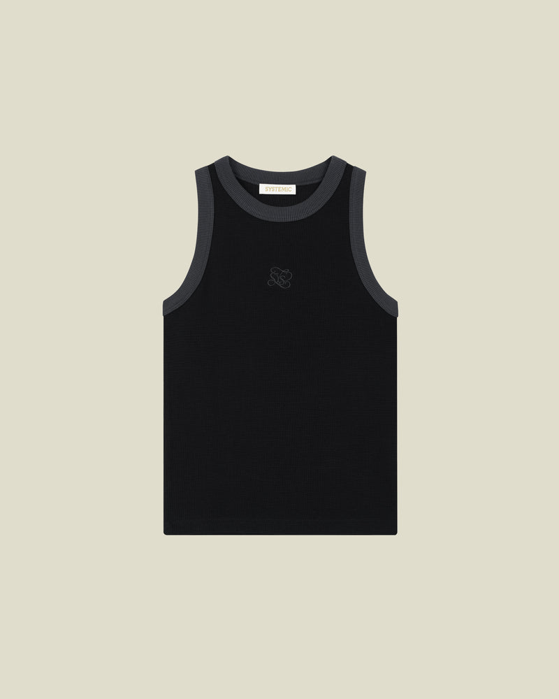 Monogram Waffle Tanktop