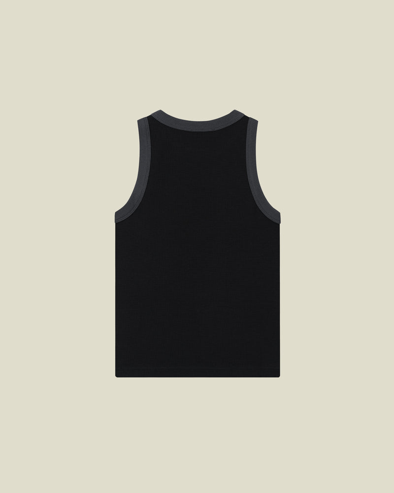 Monogram Waffle Tanktop