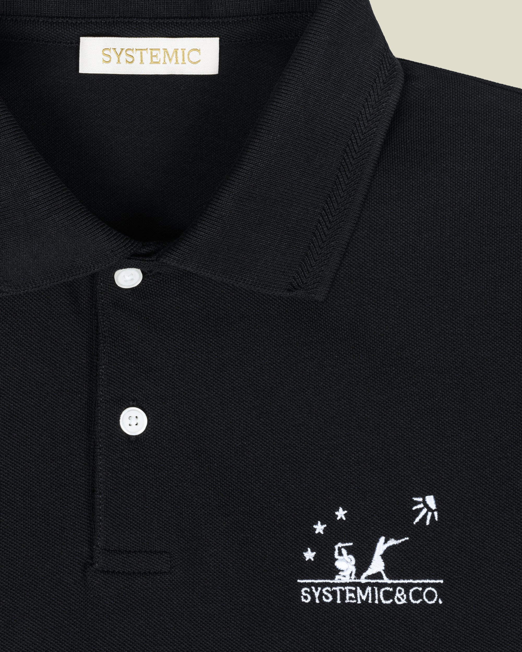 トップス TEAM SCHISM POLO SHIRT BLACK Polo Shirt | Systemic