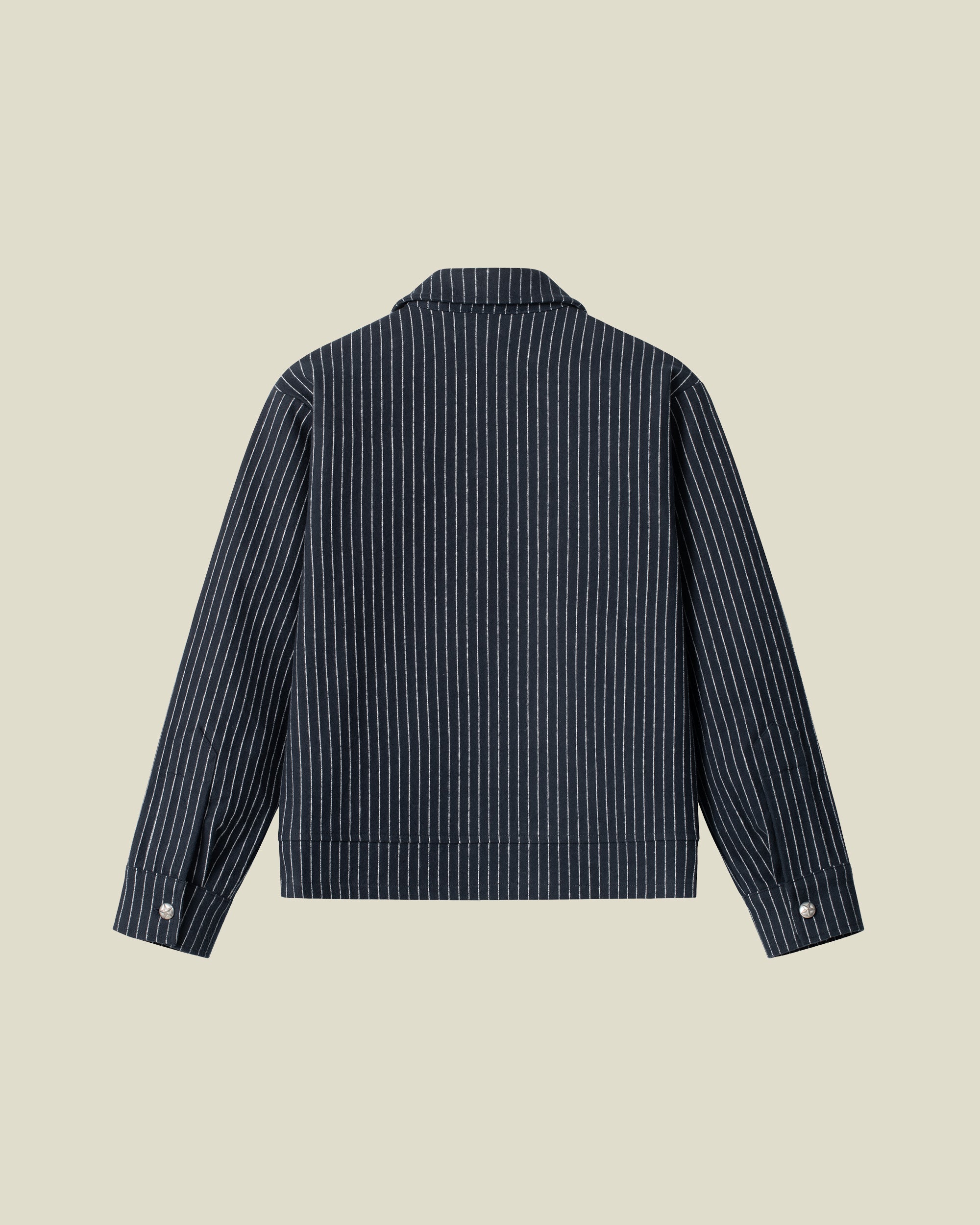 Indigo Pinstripe Jacket | Systemic