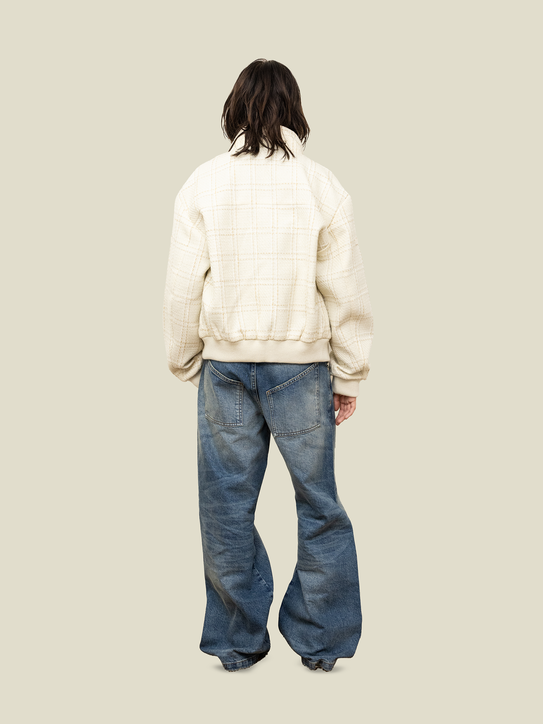 Beige Bouclé Jacket