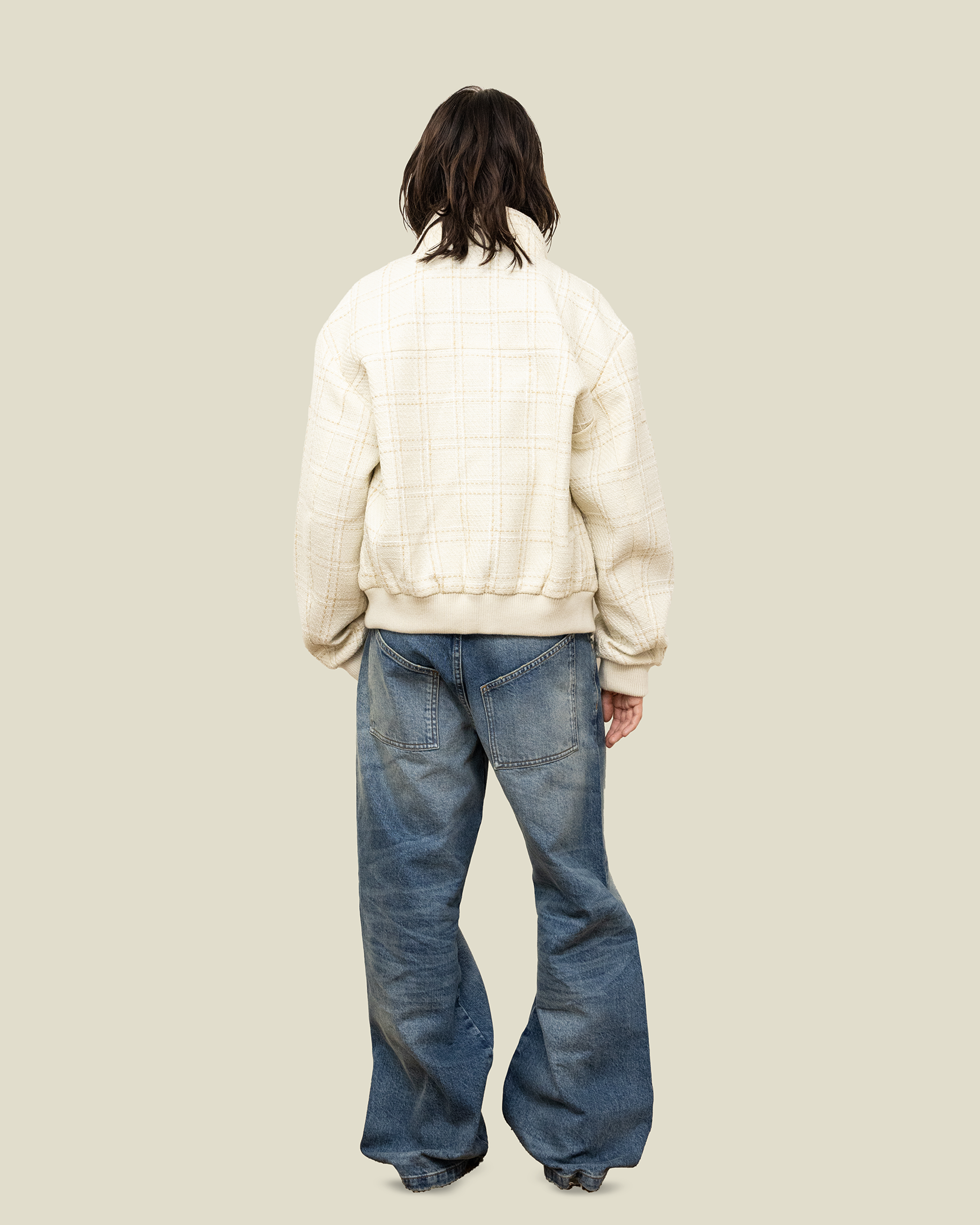 Beige Bouclé Jacket