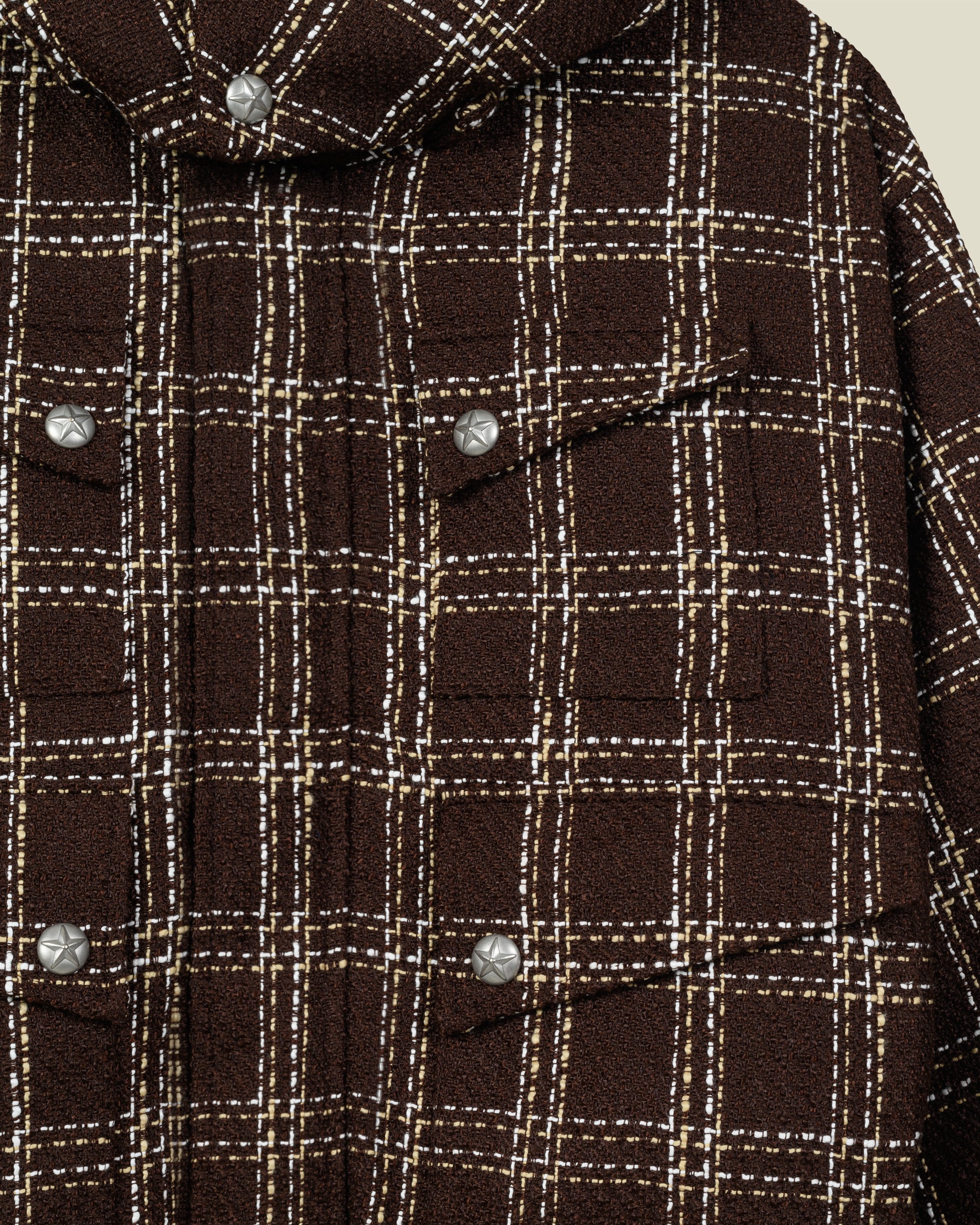 Amber Bouclé Puffer Jacket