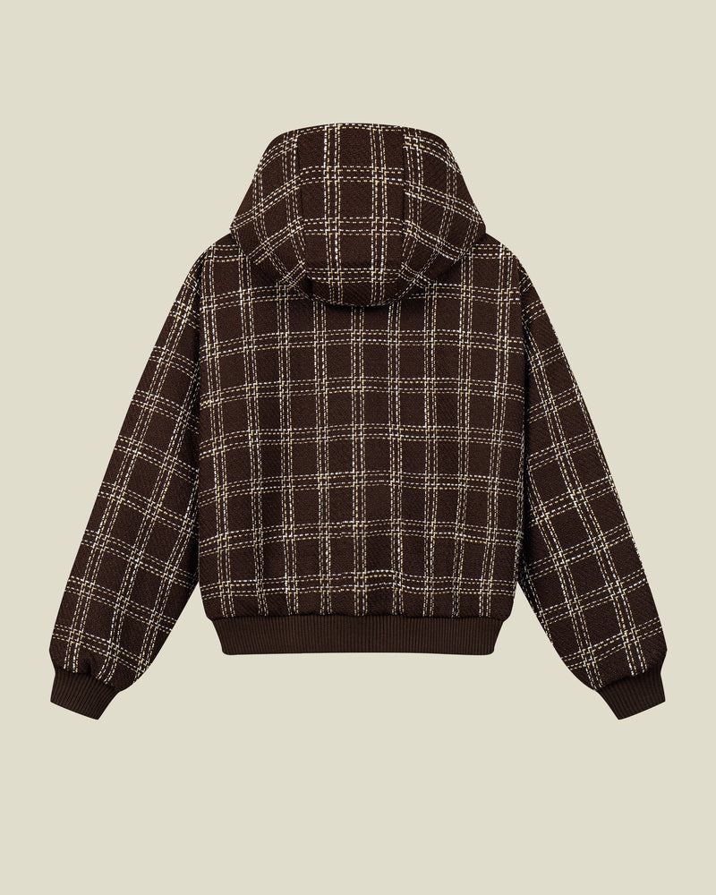 Amber Bouclé Puffer Jacket