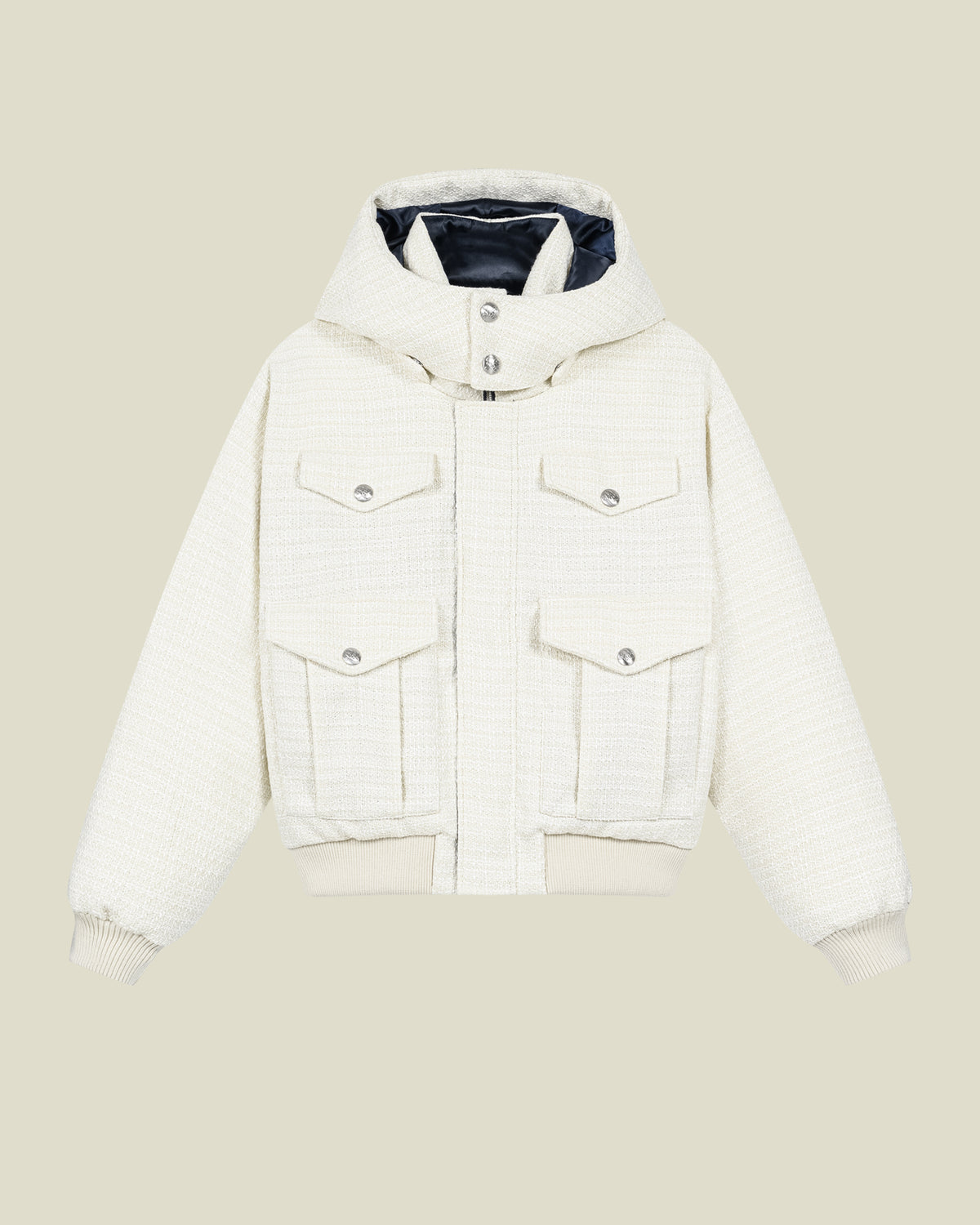 Vanille Bouclé Puffer