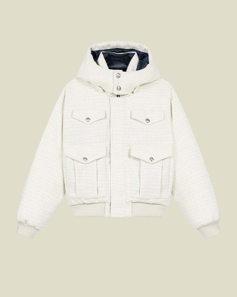 Vanille Bouclé Puffer