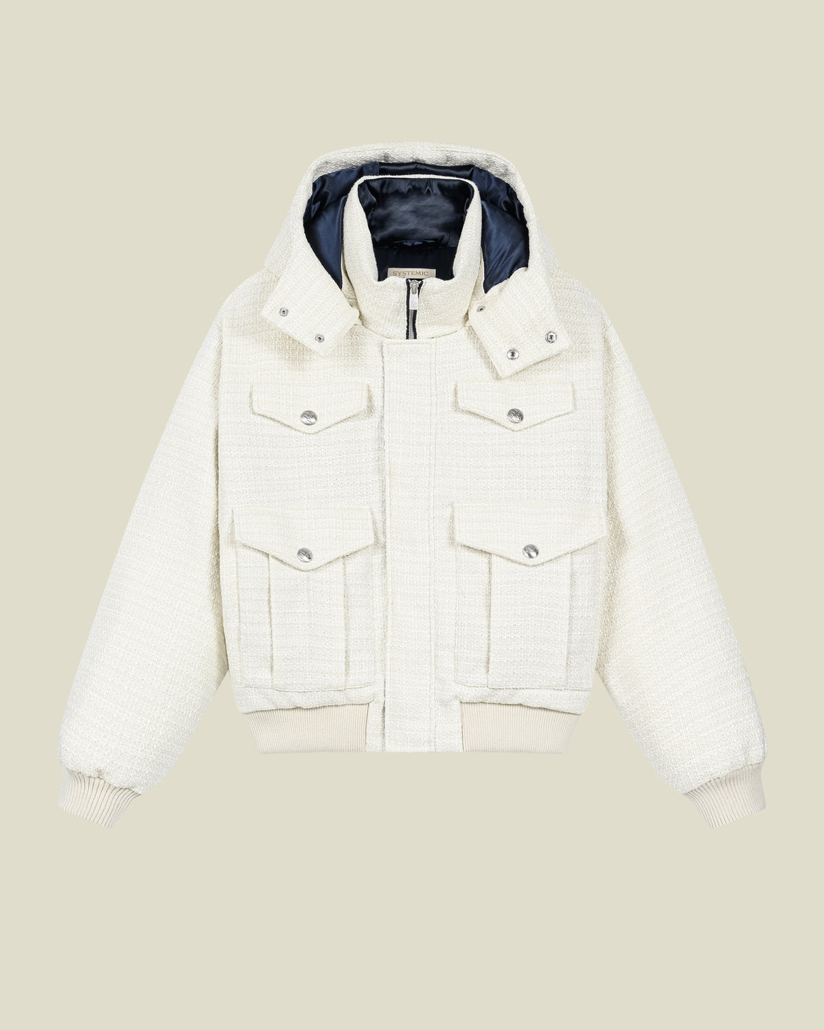 Vanille Bouclé Puffer