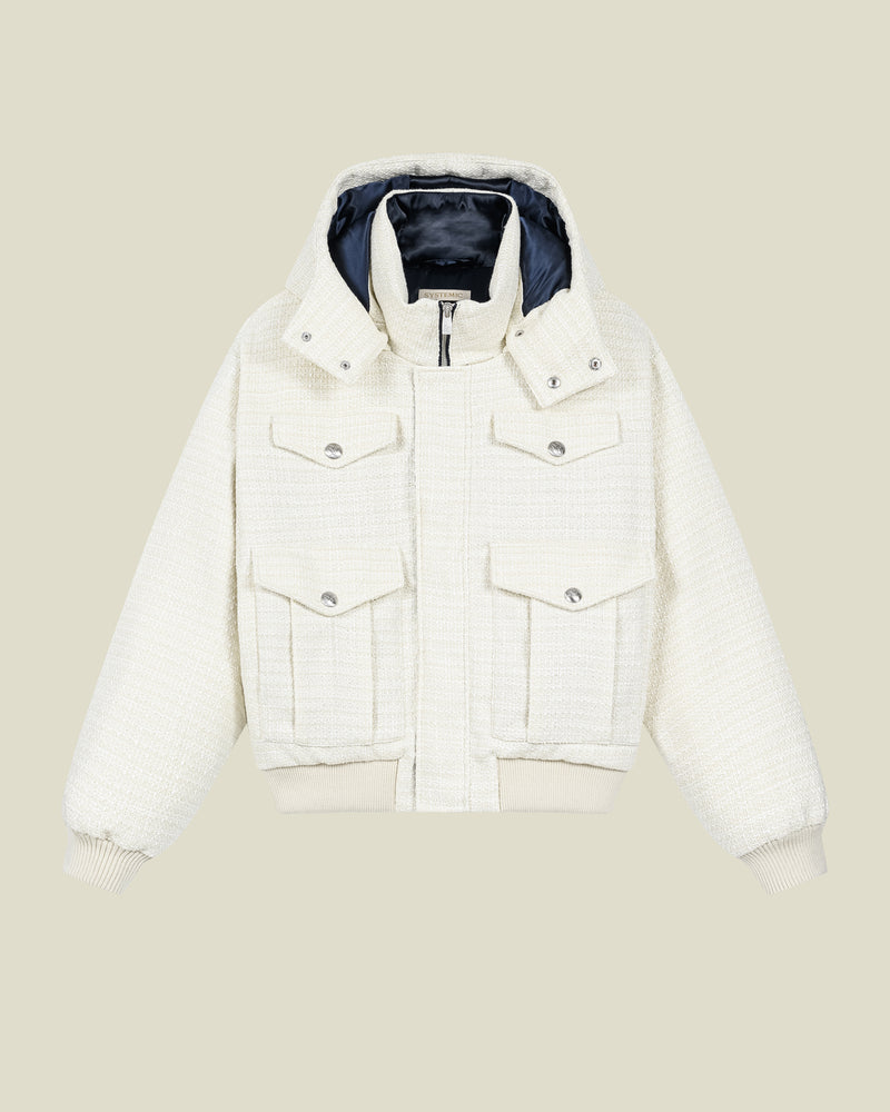 Vanille Bouclé Puffer