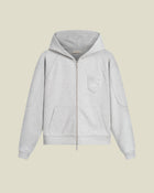 Melange Twin Zip Hoodie