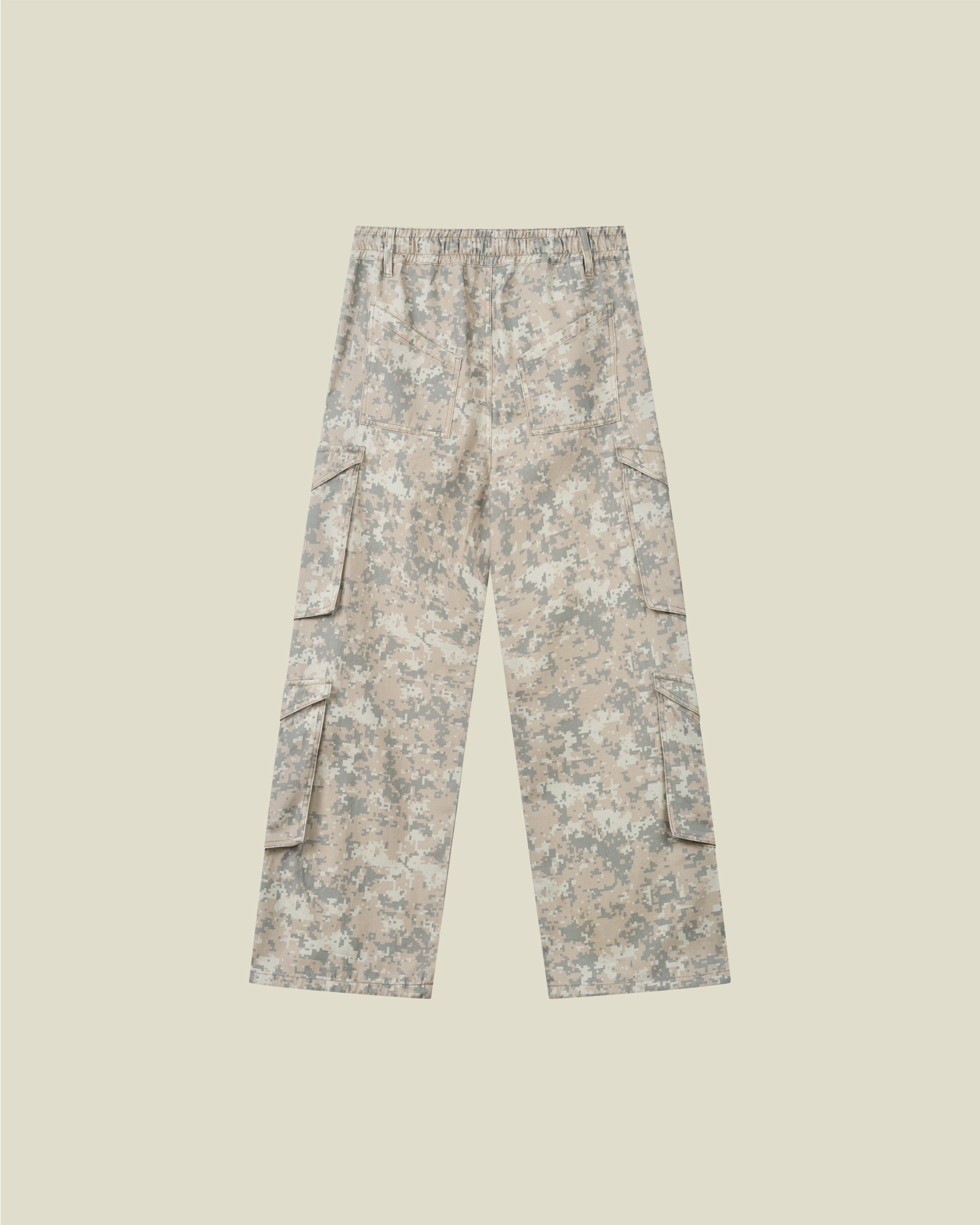 Beige Digital Camo Cargo