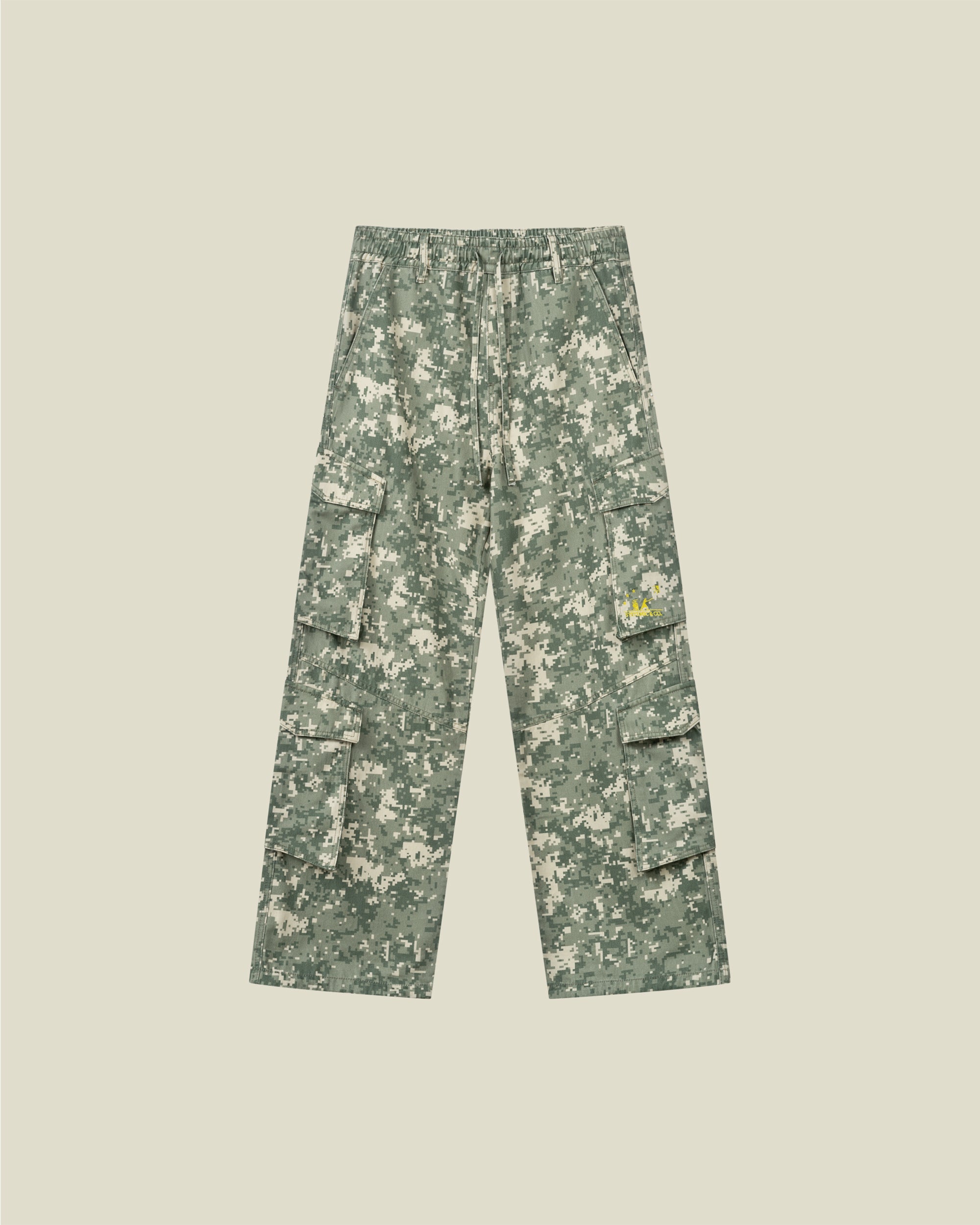 Olive Digital Camo Cargo